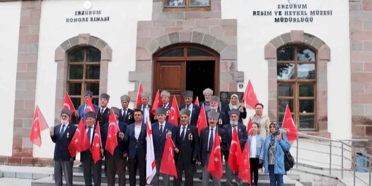 Erzurum'da Kıbrıs Barış Harekatının 50. yılı kutlandı