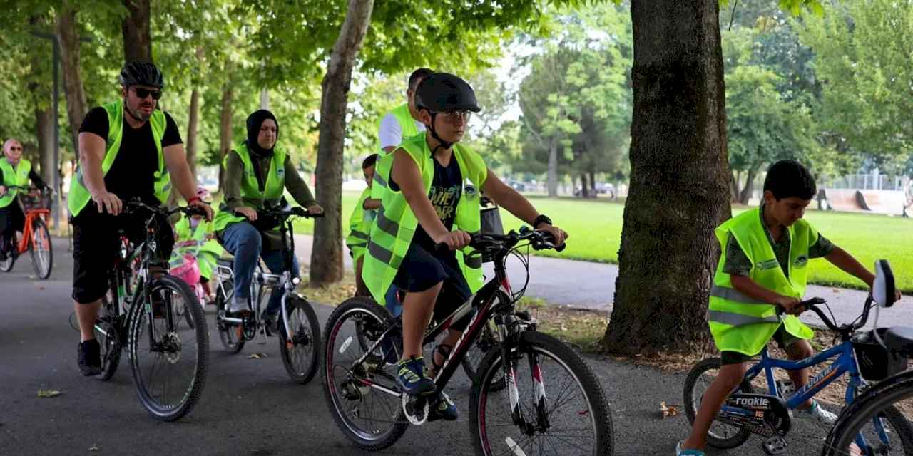 Düzce'de sevilen bisiklet etkinliğini aileler için tekrar yapılıyor