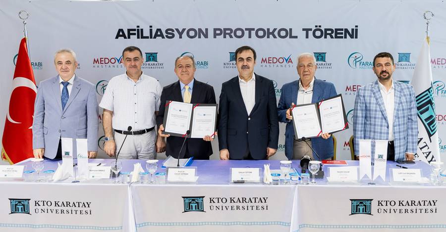 KTO Karatay Üniversitesi tıp öğrencilerine yönelik afiliasyon protokolü imzalandı