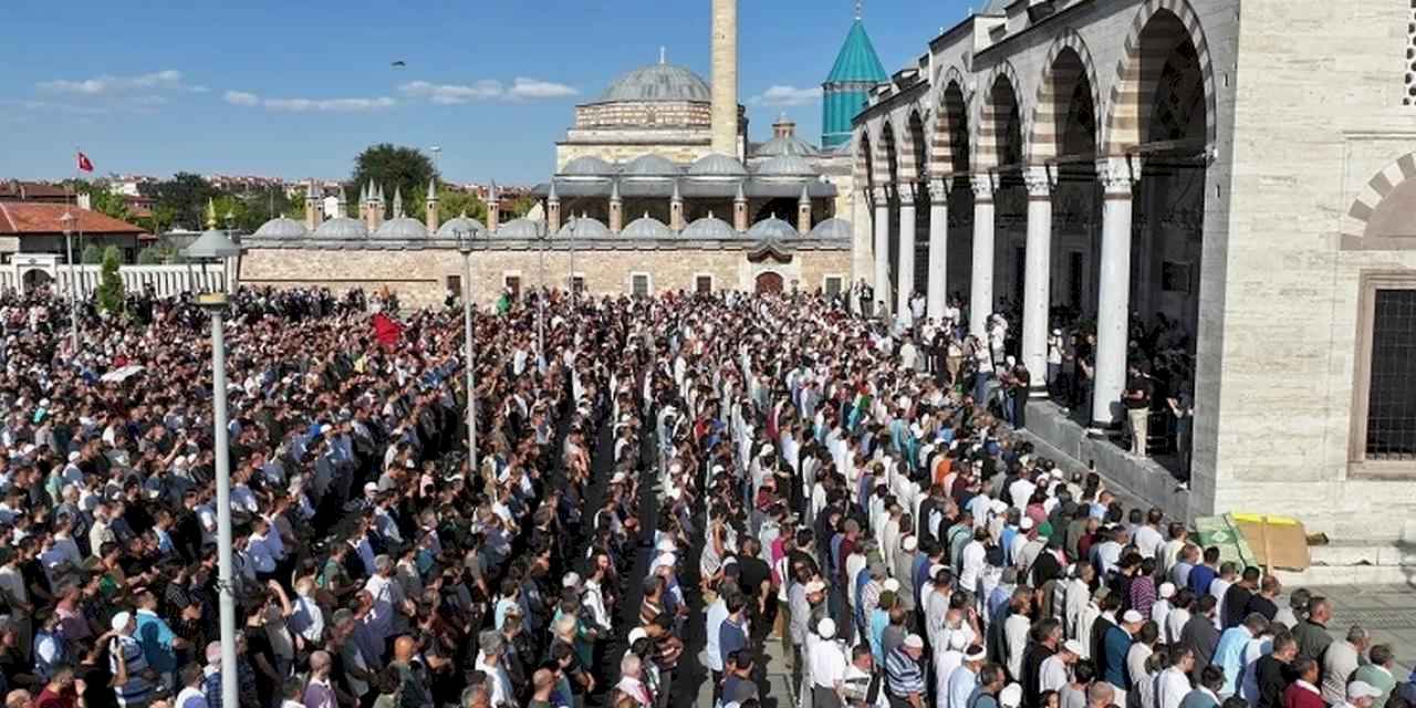 Konya'da Heniyye için gıyabi cenaze namazı