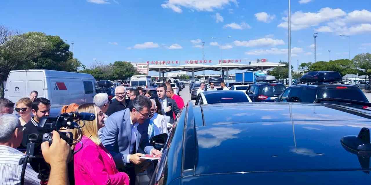 Kapıkule’de “Sıla Yolu” Projesi kapsamında gurbetçiler karşılandı