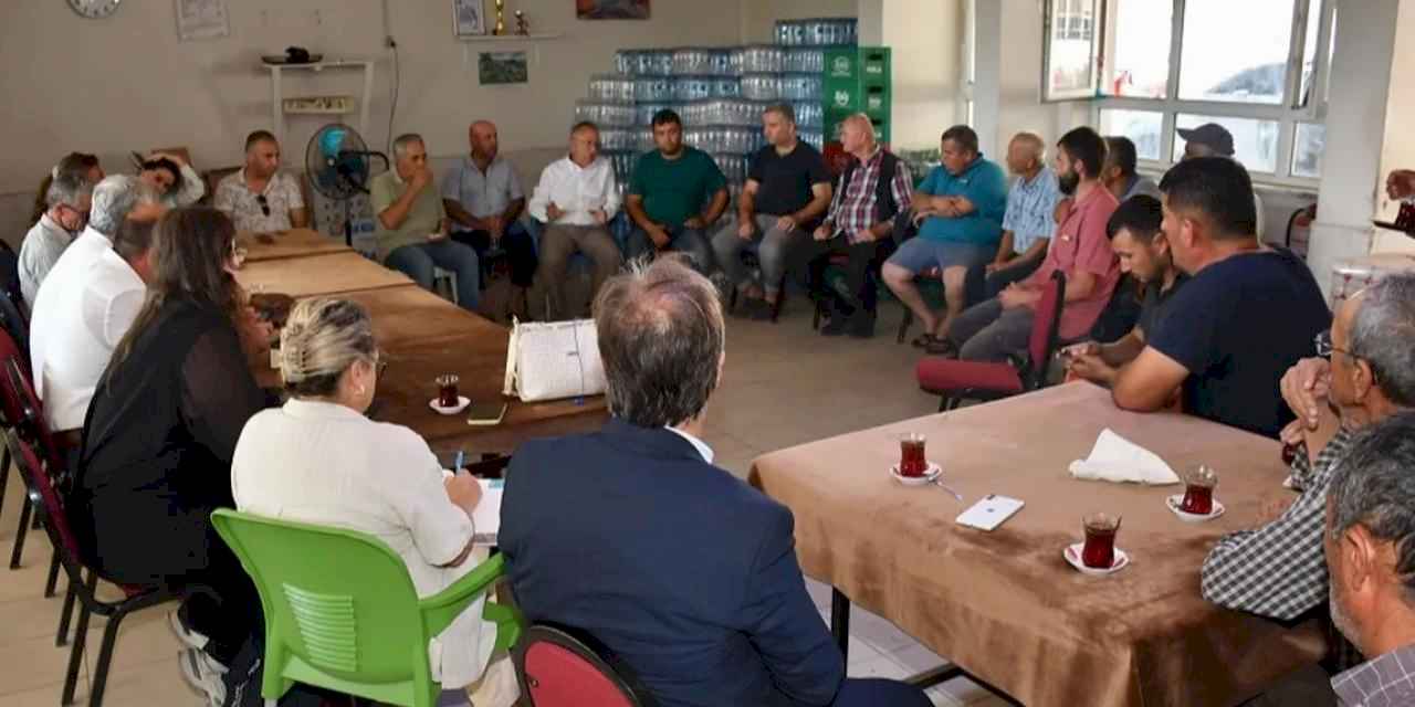 Manisa Yuntdağı'nda üreticinin sorunları dinlendi