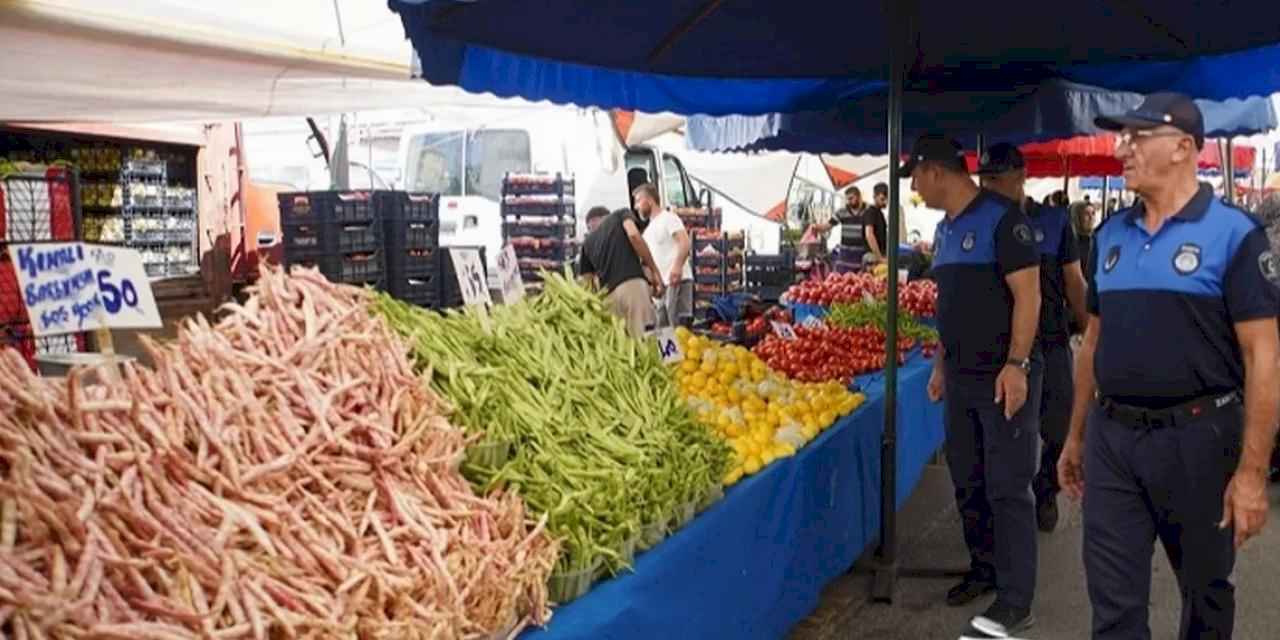 Çayırova Zabıtası’ndan pazar denetimi