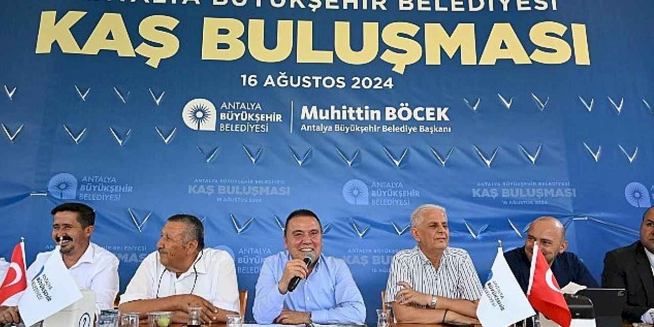 Başkan Böcek Kaşlı muhtarlarla buluştu