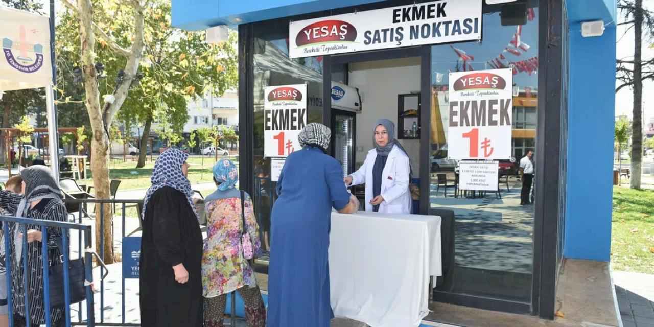 Yenişehir’de ekmek 1 TL