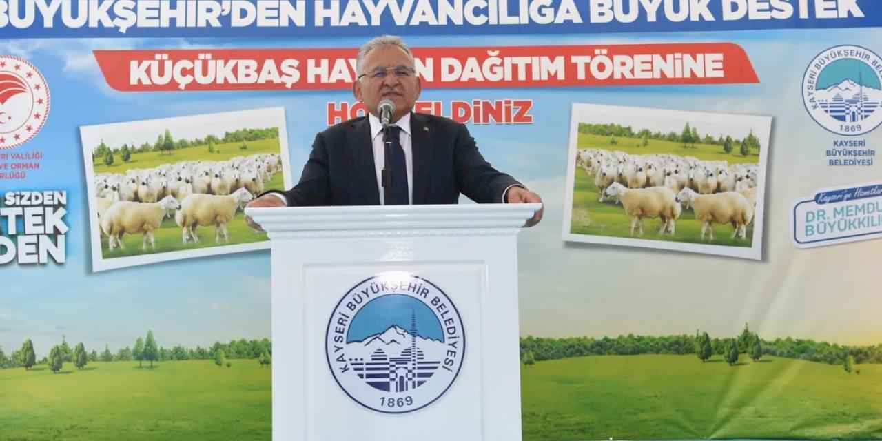 Başkan Büyükkılıç’tan 9 bin 788 besicinin su faturasına 16 milyon TL’lik destek