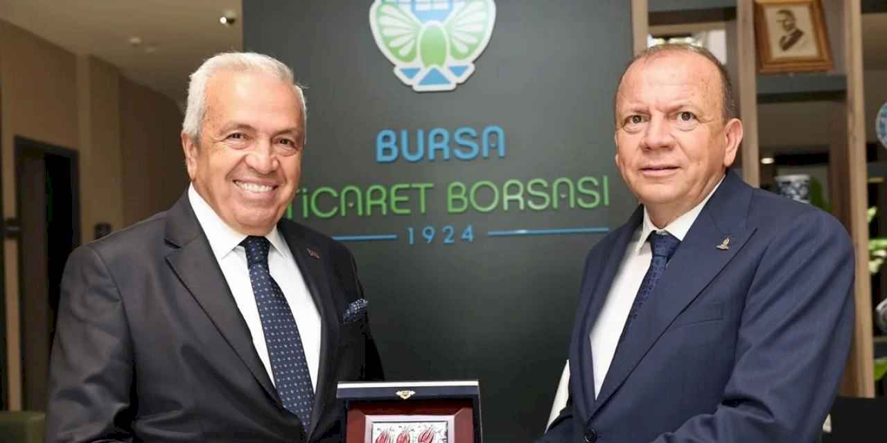 Başkan Şadi Özdemir’den Bursa Ticaret Borsası’na ziyaret