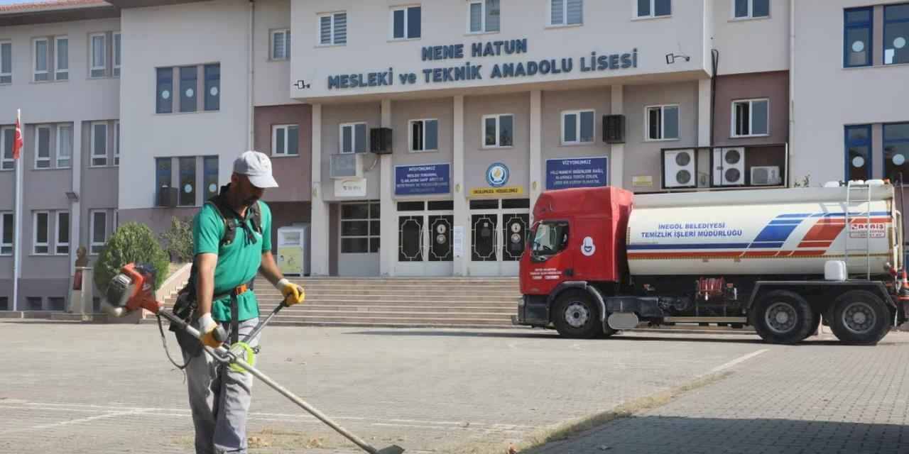 İnegöl’de okullar yeni eğitim öğretim yılına hazırlanıyor