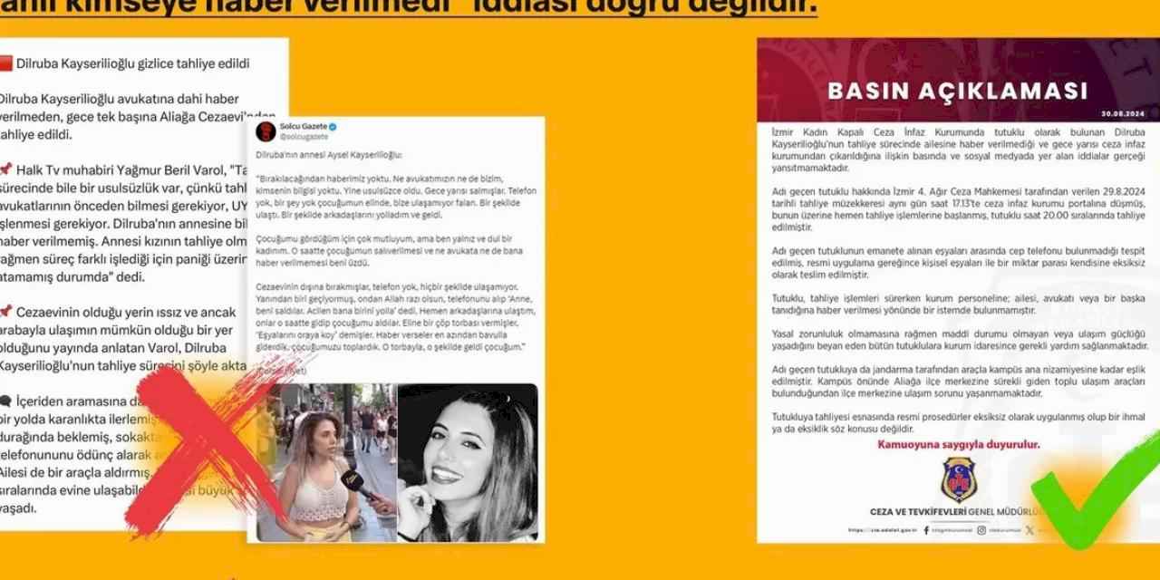 Dilruba gizlice tahliye mi edildi? Açıklama geldi