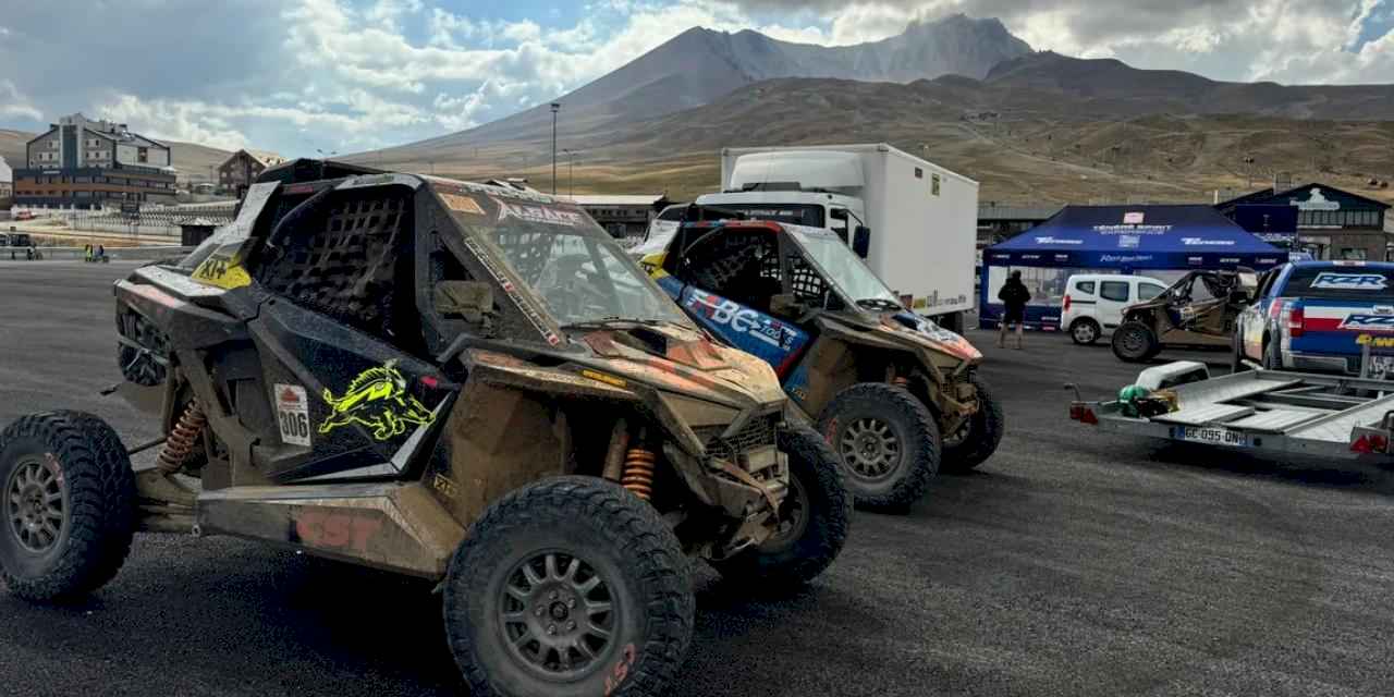 Erciyes’te Transanatolia Rally Raid rüzgarı