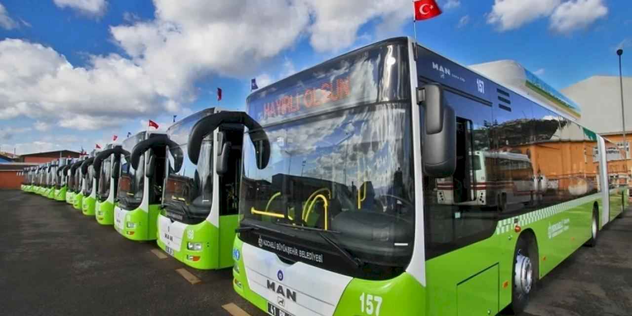 Kocaeli toplu taşımada kış tarifesi başlıyor