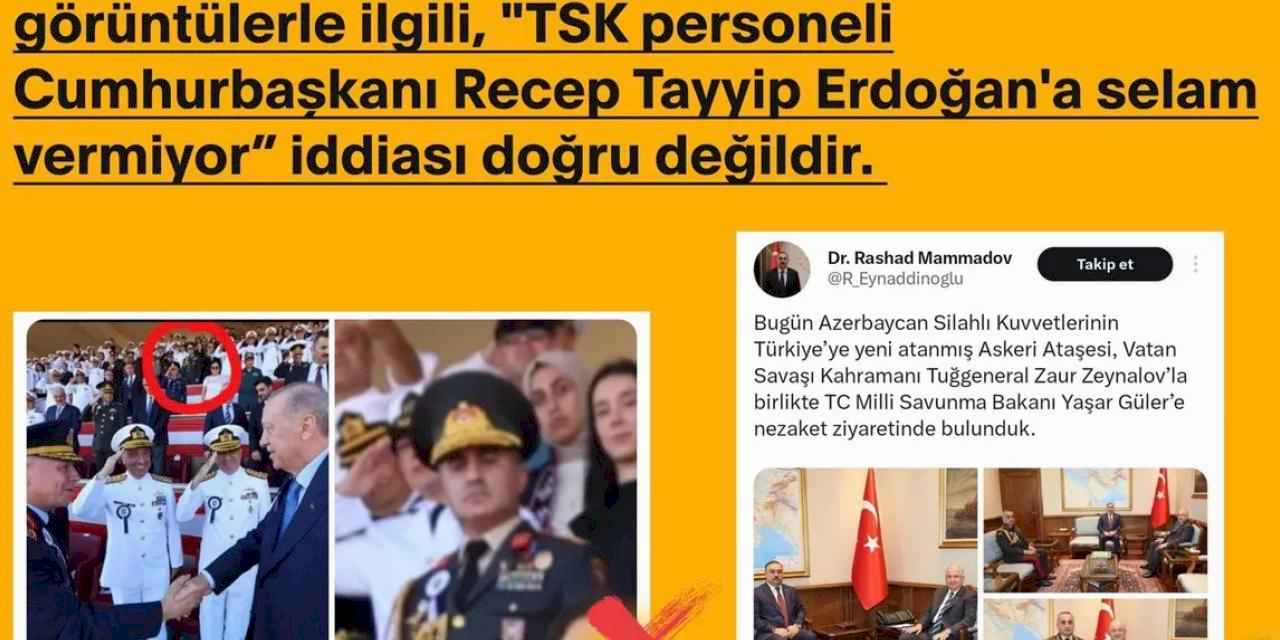 İletişim: TSK personeli değil Azerbaycan Askeri Ateşesidir