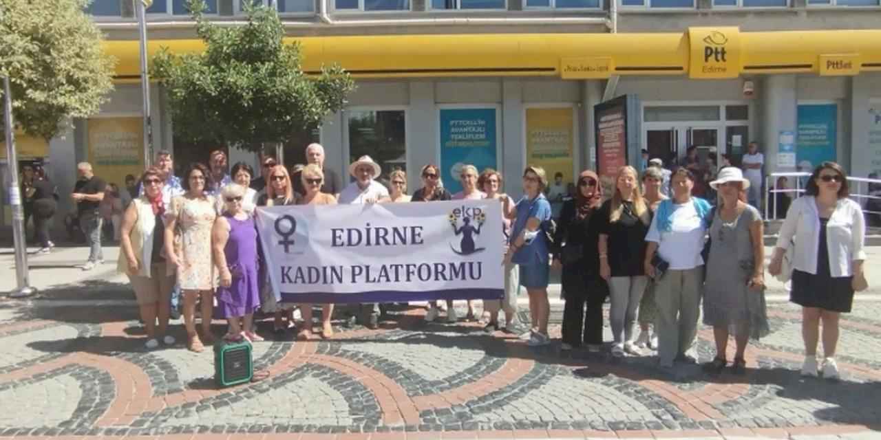 Edirne Kadın Platformu’ndan Narin Güran protestosu