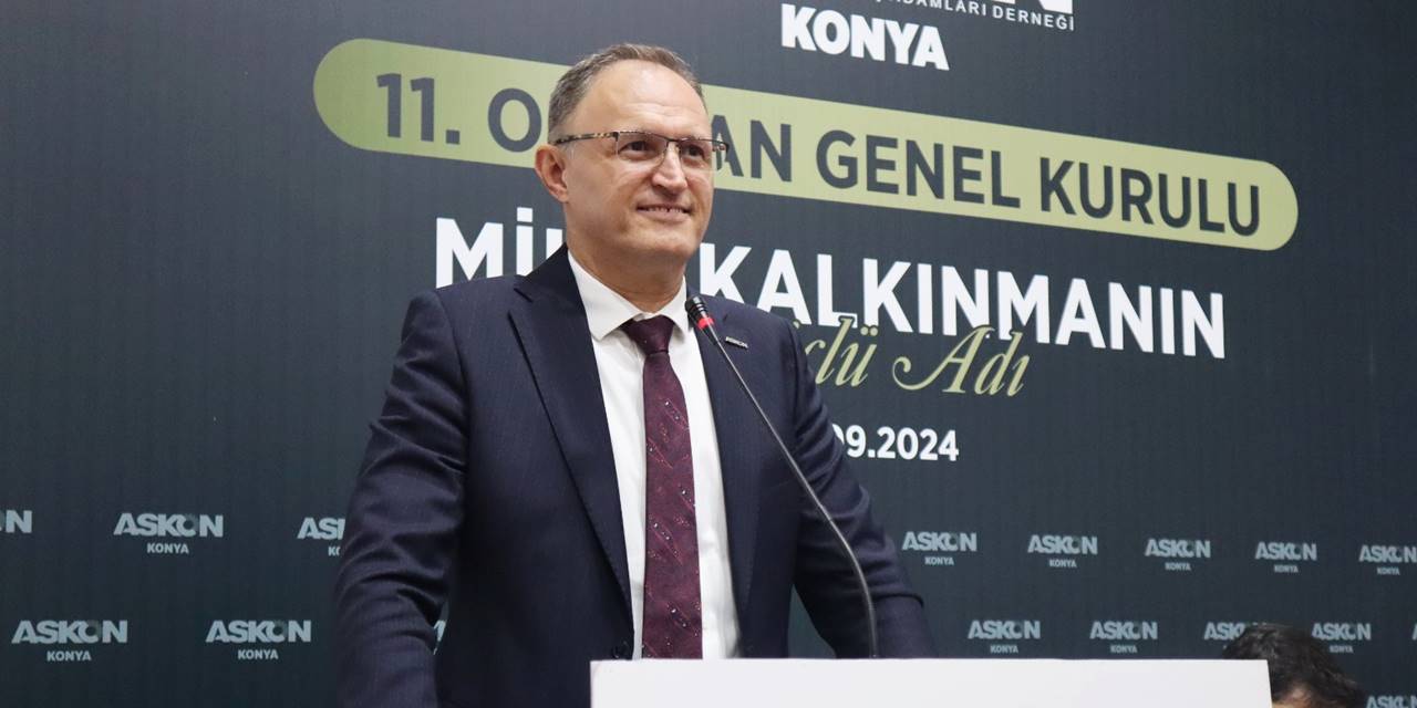 ASKON Konya Şubesi'nde Atilla Sinacı güven tazeledi