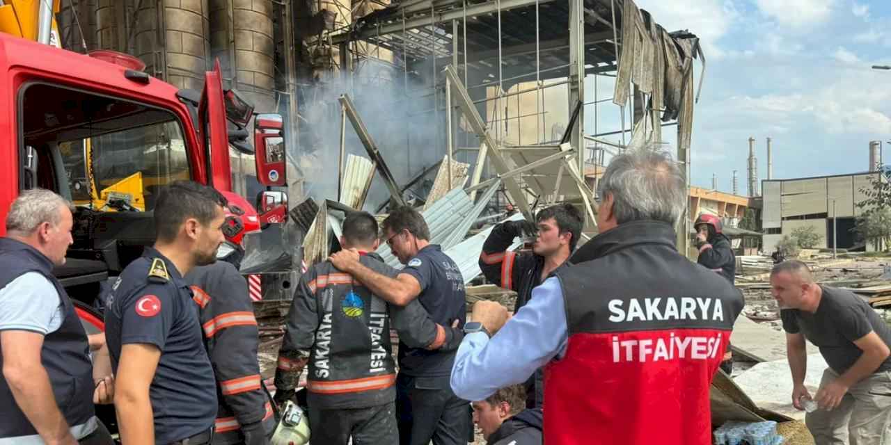 Sakarya makarna fabrikasında patlama! Yangın kontrol altında