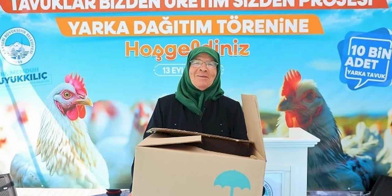 Kadın üreticilerden Başkan Büyükkılıç’a teşekkür