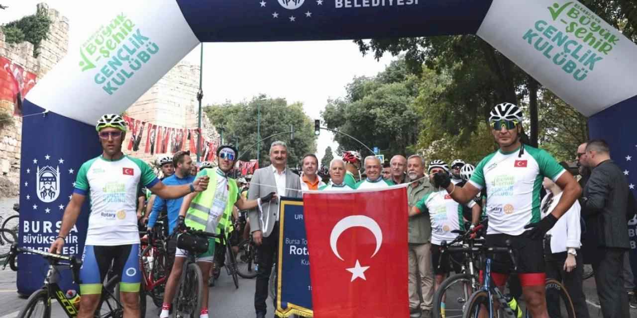 Tophane-Nilüfer-Mudanya Bisiklet Turu'yla yeşile pedalladılar