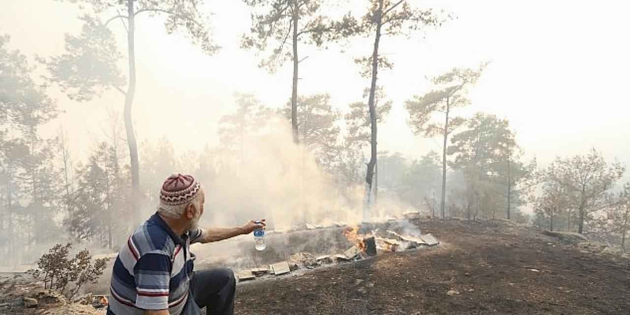 Büyükşehir Orman Yangınları Sonrası Üreticinin Yanında