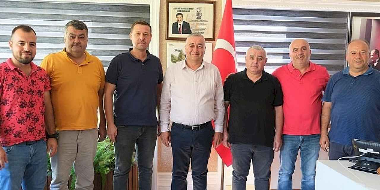 Kemer Yeni Sanayi Başkanı'ndan Akın'a ziyaret