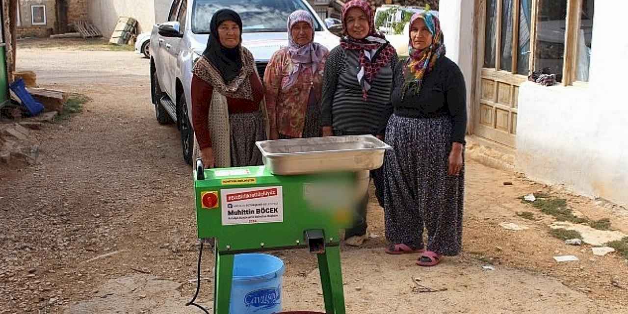 Antalya Büyükşehir Belediyesi Elmalılı kadınları yalnız bırakmadı