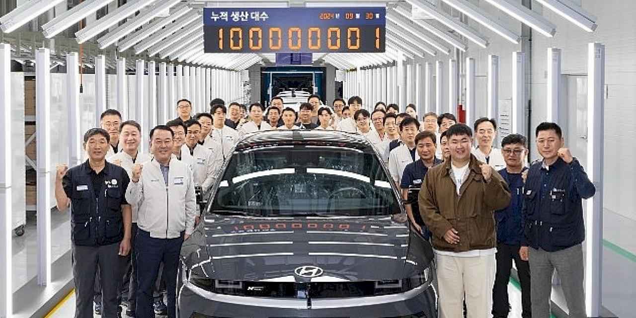 Hyundai 57 Yılda 100 Milyon Araç Üreterek Yeni Bir Tarih Yazdı.