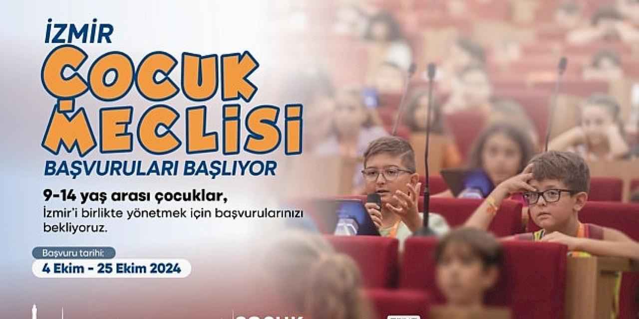 İzmir Çocuk Meclisi başvuruları başlıyor