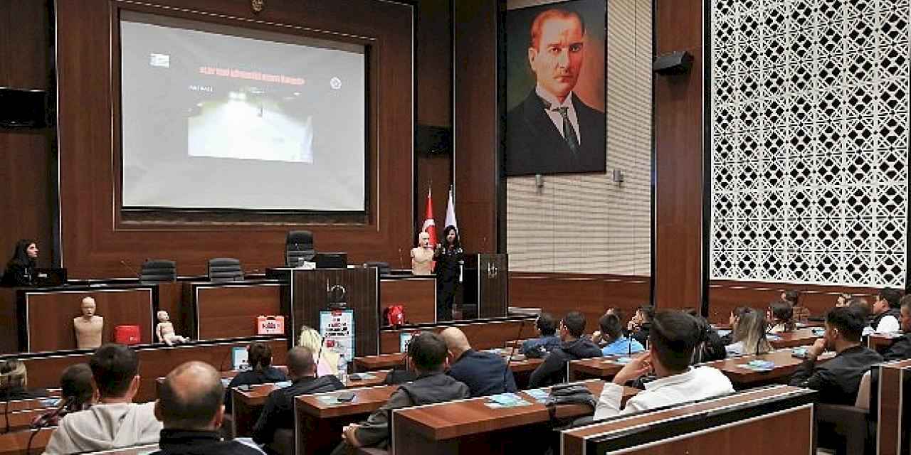 Güvenlik personeline ilk yardım eğitimi