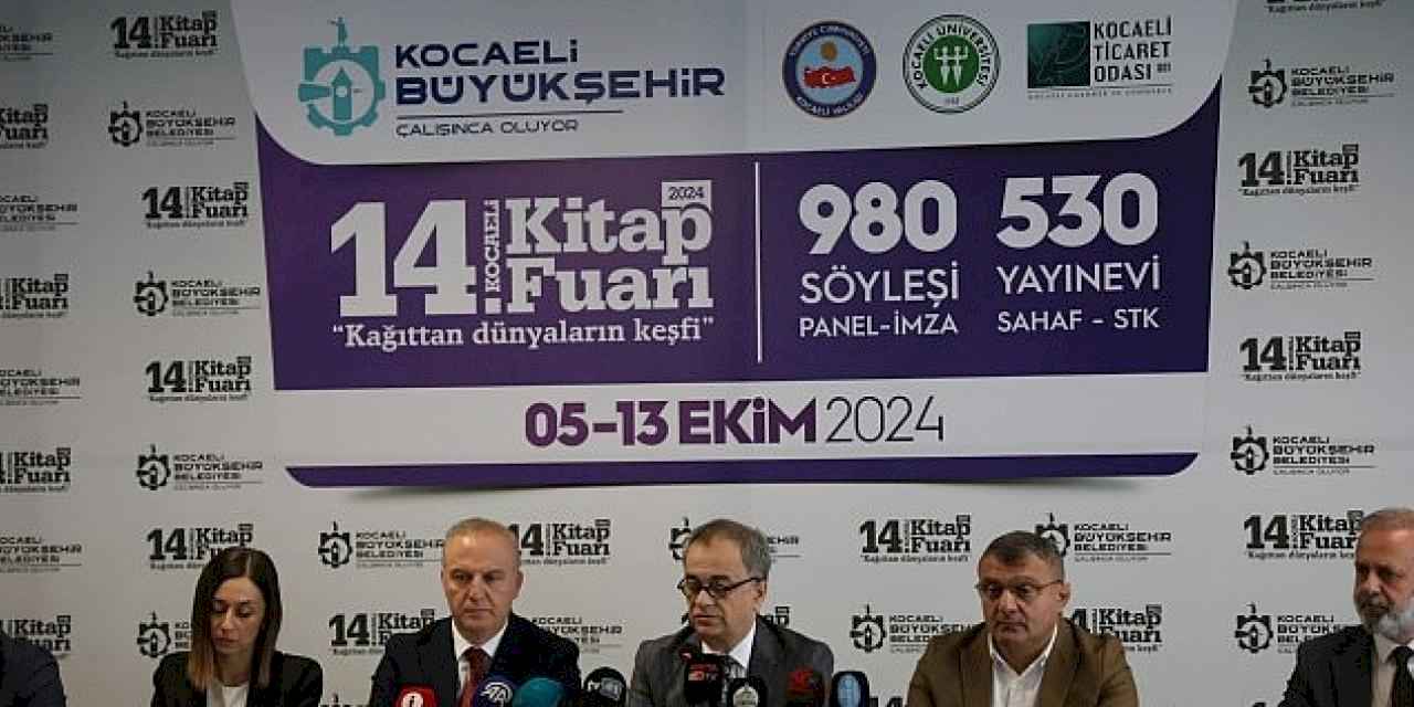 Kocaeli Kitap Fuarı 14. kez kitap dostlarıyla buluşacak Hedef 1 milyon ziyaretçi