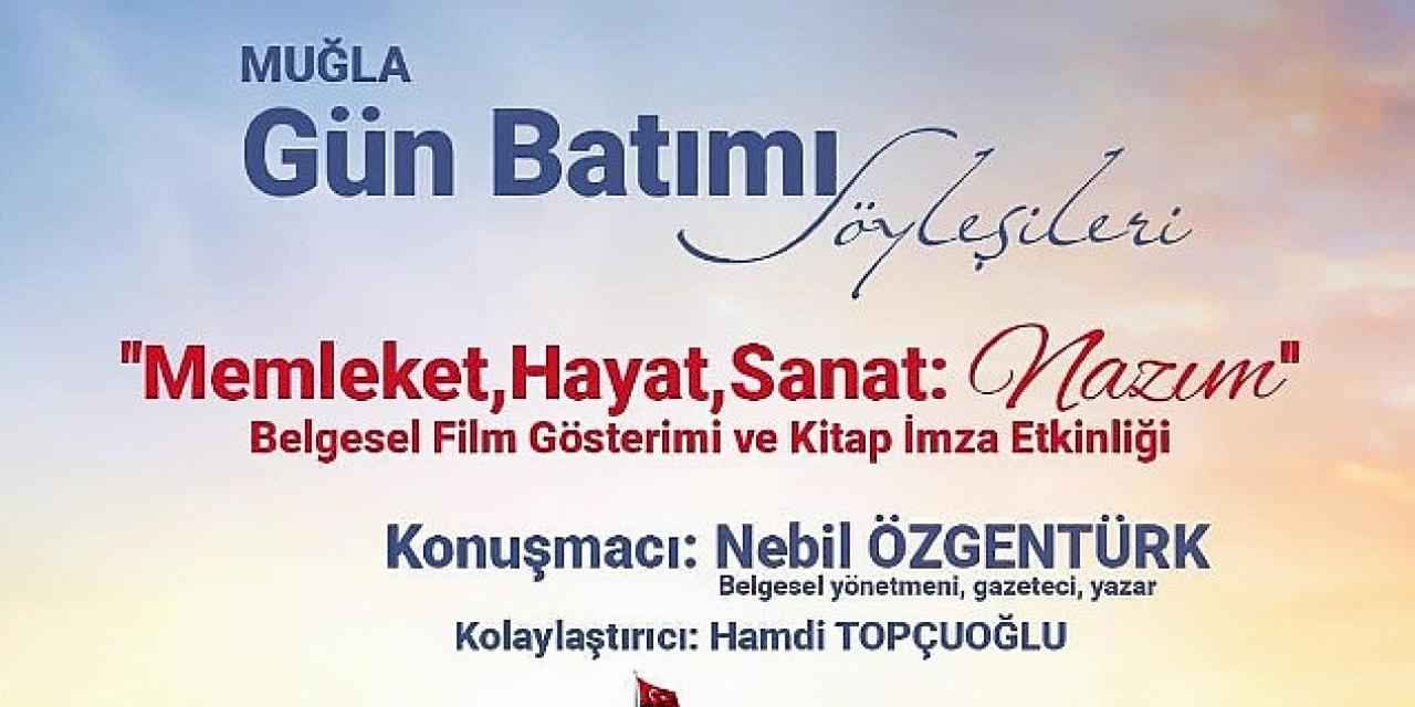 Nebil Özgentürk Gün Batımı Söyleşileri ile Muğla'da