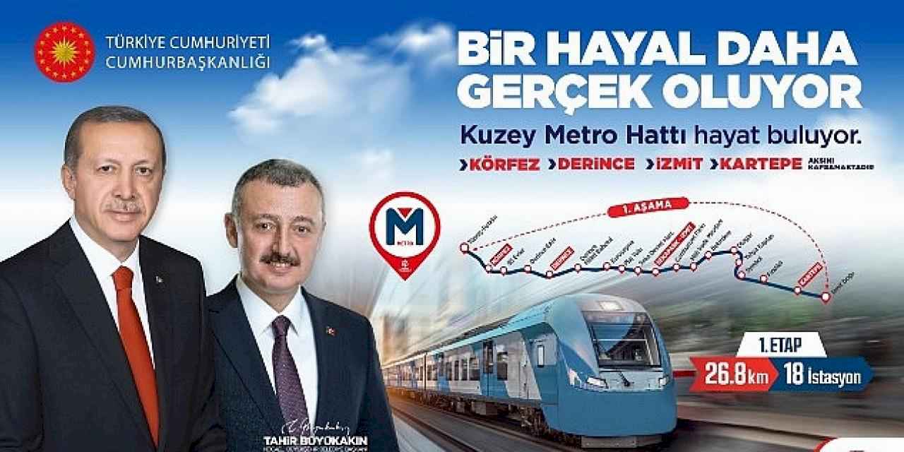 Kuzey Metro Hattı için şantiye çalışmaları başladı