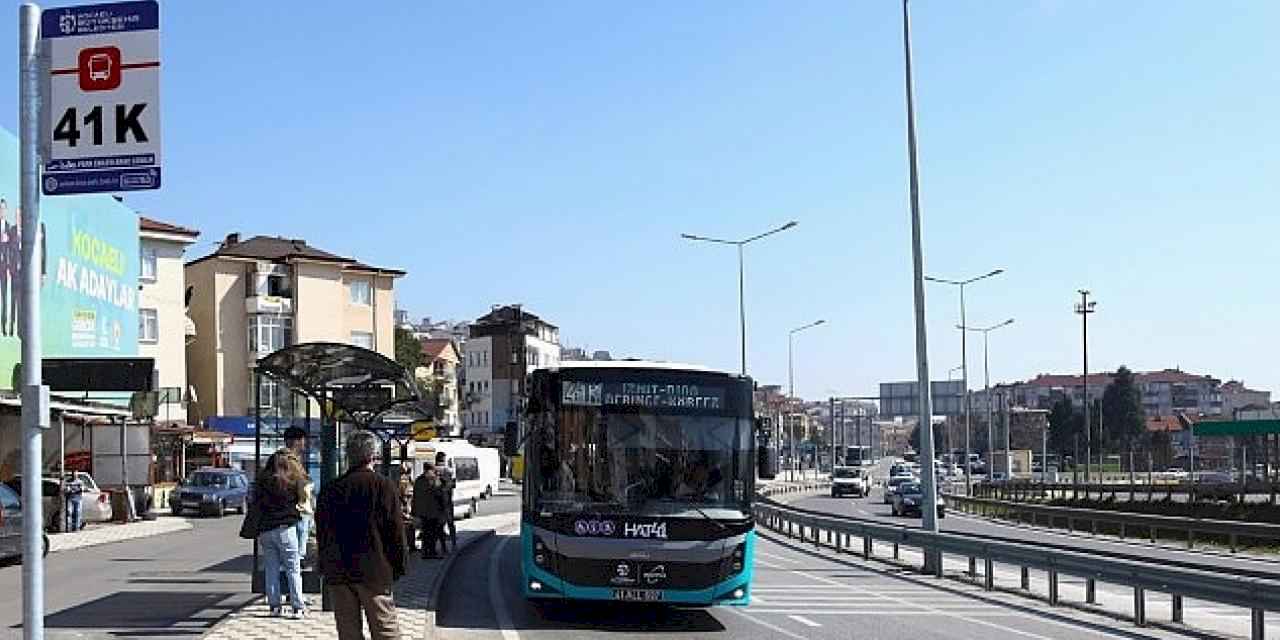 Kocaeli'nin ulaşım ağı 41K hattı ile genişliyor; Hat 41K'da yeni rota Hereke