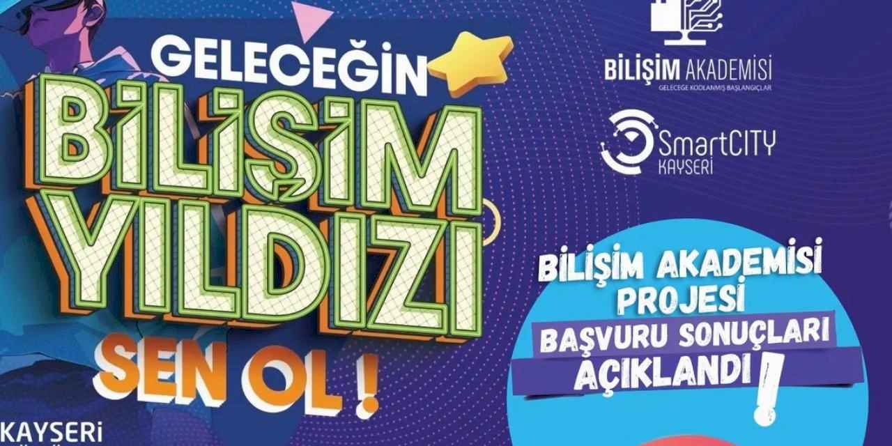 Kayseri Büyükşehir’in Bilişim Akademisi’nde başvuru sonuçları açıklandı