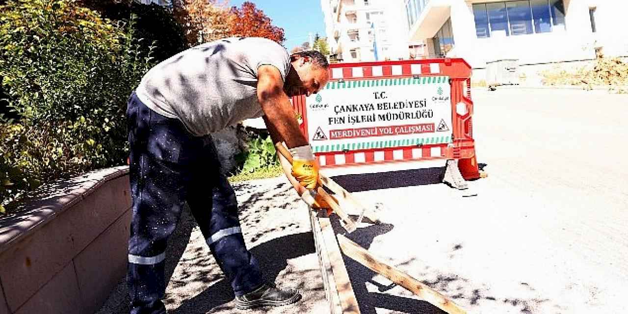 Çankaya'dan Yeni Merdivenli Yollar