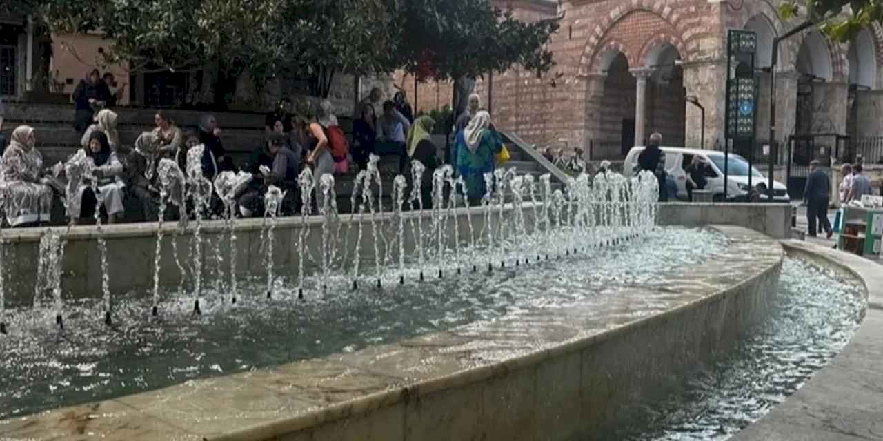 Bursa Büyükşehir Belediyesi, sembol haline gelen havuzların temizliğine önem veriyor