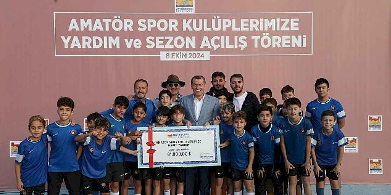 Zeytinburnu'ndaki Amatör Futbol Kulüplerine Nakit Desteği Devam Ediyor