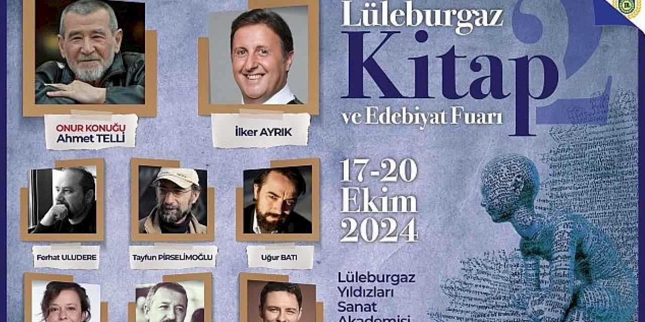 Lüleburgaz 2'nci Kitap ve Edebiyat Fuarı 17 Ekim'de başlıyor