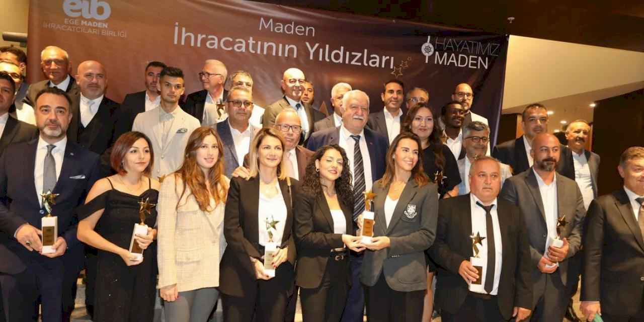 Egeli maden ihracatçıları ödüllerine kavuştu