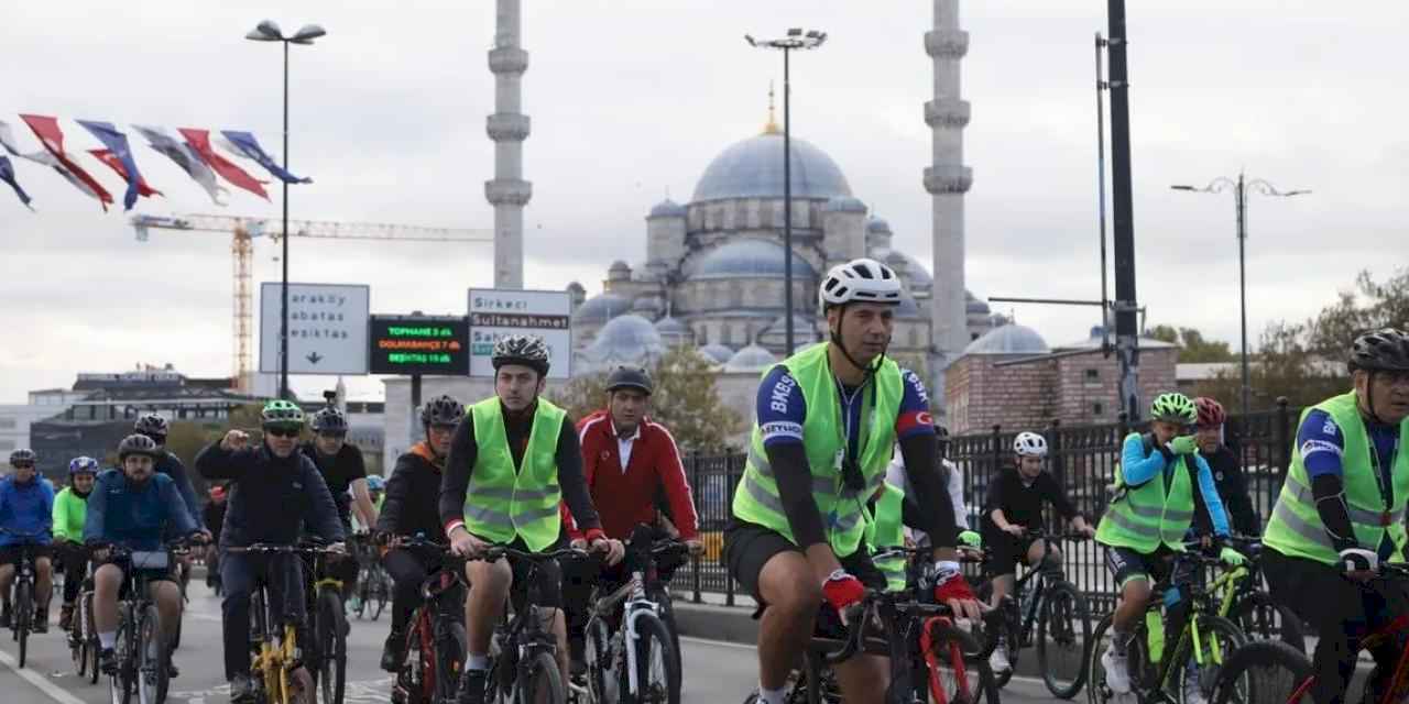 Tarihi Yarımada'da pedal çevirdiler