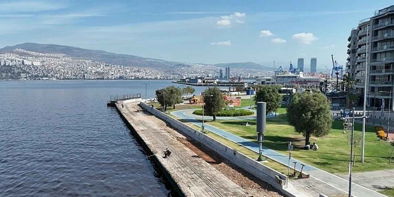 Kordon'da deniz taşkınlarını önlemek için yoğun tempo