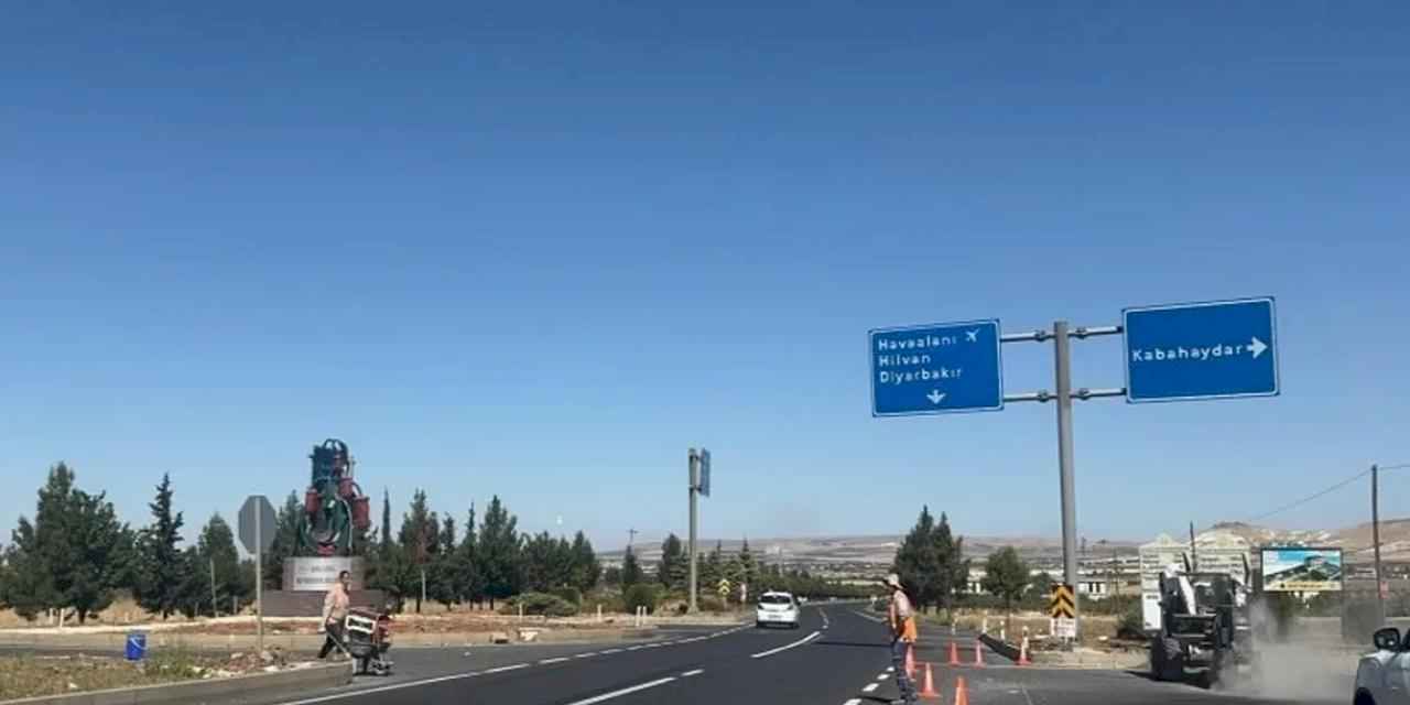 Şanlıurfa-Diyarbakır Yolu Kabahaydar Kavşağına sinyalizasyon sistemi kuruldu