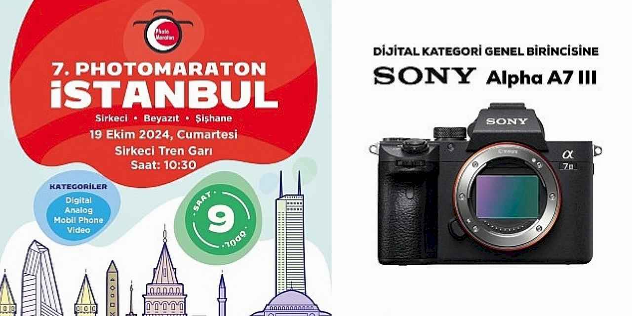 Sony Türkiye sponsorluğundaki 7. Photomaraton, 19 Ekim'de Sirkeci'de düzenlenecek!