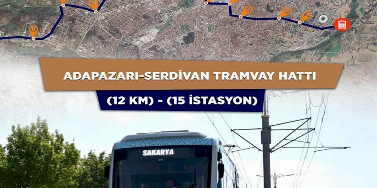 Sakarya'da raylı sistemde bir aşama daha