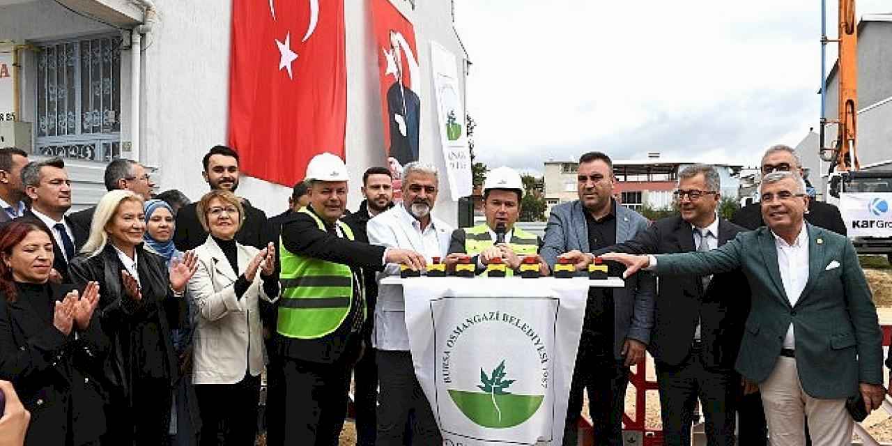 Osmangazi'de yeni kreşin temeli atıldı