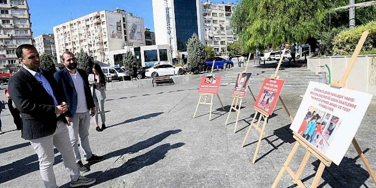 Bornova'da yoksullukla mücadele için farkındalık sergisi