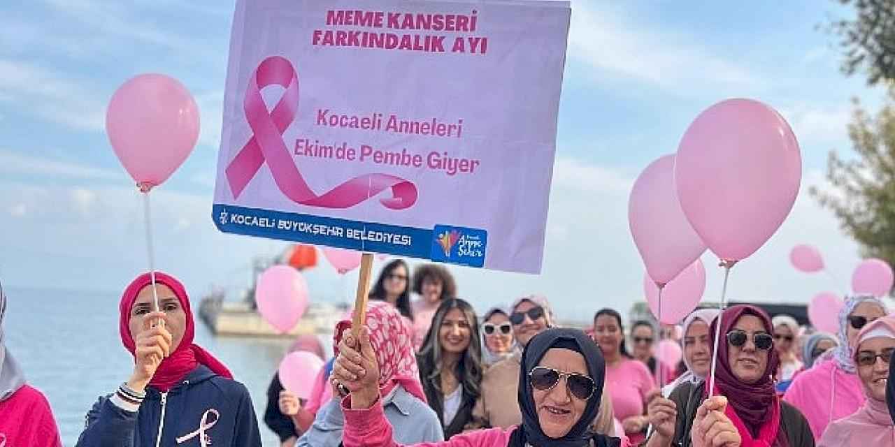 Büyükşehir'den meme kanseri farkındalık yürüyüşü