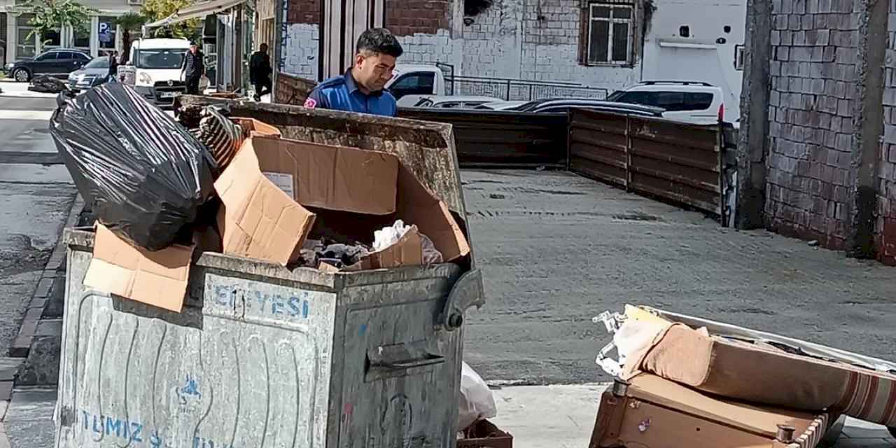 Düzce'de çevreyi kirletti... Kameralardan kaçamadı!