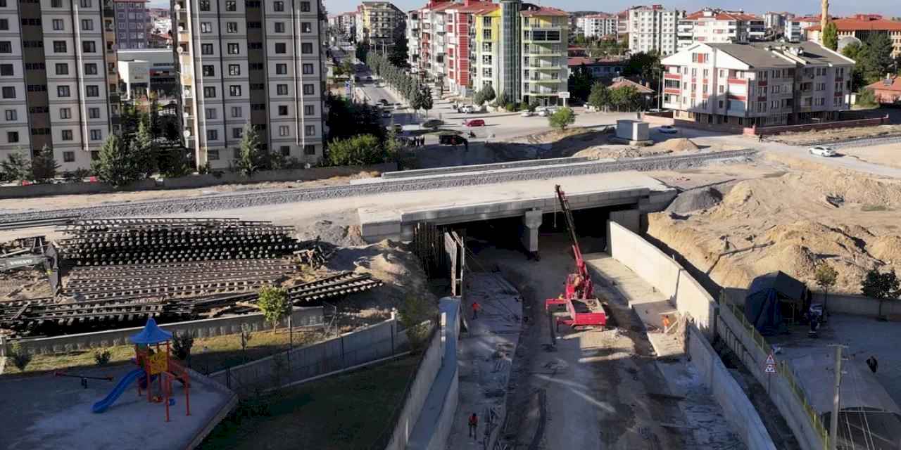 Ereğli'de Karaman-Ulukışla hızlı tren hattına yakın mercek