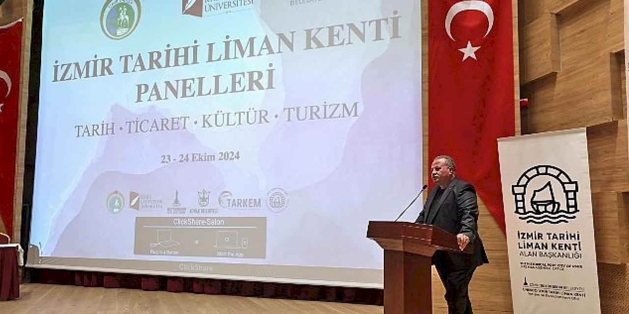 Başkan Mutlu İzmir Tarihi Liman Kenti Panelleri'nde konuştu 