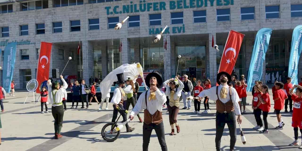 Nilüfer'de “Cumhuriyet Koşusu” coşkusu