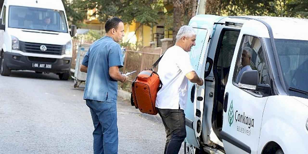 Çankaya Belediyesi Evde Sağlık Hizmetlerini Sürdürüyor